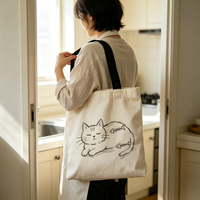 Sac de rangement compact en toile graphique sur mesure avec fermeture éclair et poignée, résistant à l'usure et anti-poussière, idéal pour les collections de cosmétiques et les voyages
