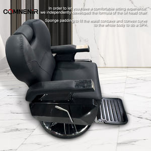 High-End Modern berber koltuğu kuaför fabrika doğrudan Metal kesme sandalye ile basit dönen tasarım atölyesi berber dükkanı - Product Image 6