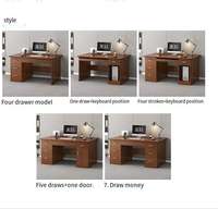 Table de direction moderne au design de luxe Table de bureau Bureau du patron PDG Mobilier de bureau Bureau de direction Bureau à domicile Table d'ordinateur