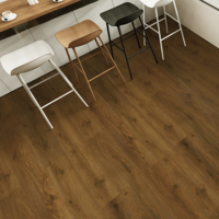 Lieferung 2025 Neues Design SPC-Bodenbelag Holzoptik Kunststoff SPC Vinylplanken PVC-Bodenbelag für Innenraumdekoration
