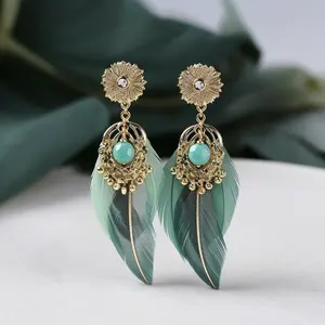 Anting-anting aretes de mujer aretes acero, anting-anting polos, model baru kupu-kupu hitam