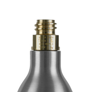 Cilindro de válvula de pasador de aluminio de alta presión de 0.6L, <span class=keywords><strong>precio</strong></span> de fábrica personalizable, fabricante de refrescos con máquina de flujo de CO2 - Product Image 6