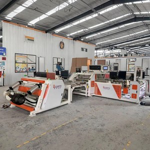 Nhà máy nóng bán điều kiện mới tự động may & Máy cắt <span class=keywords><strong>PP</strong></span> dệt dệt Túi bao làm thành phần cốt lõi PLC điều kiện - Product Image 1