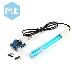 MLK - Placa <span class=keywords><strong>de</strong></span> Control <span class=keywords><strong>de</strong></span> Monitoreo <span class=keywords><strong>de</strong></span> Calidad del <span class=keywords><strong>Agua</strong></span>, Medidor, Probador, Electrodo <span class=keywords><strong>de</strong></span> pH Líquido BNC, Sonda <span class=keywords><strong>de</strong></span> pH Analógica <span class=keywords><strong>de</strong></span> 0-14, Módulo Sensor <span class=keywords><strong>de</strong></span> pH - Product Image 1