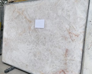 Brazil Trắng tảng băng trôi quartzit pha lê mờ đá trắng tinh khiết - Product Image 5