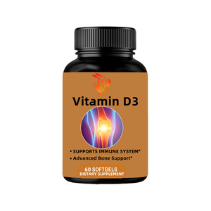 Cápsulas Blandas de Vitamina D3 Más Vendidas con 5000 UI de Vitamina D3, Suplementos Dietéticos Naturales que Apoyan la Salud Inmunológica - Product Image 1