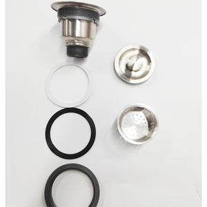 Filtre <span class=keywords><strong>à</strong></span> panier en acier inoxydable 3039 avec tuyau d'échappement 1-1/2 kit de déchets de couvercle en acier inoxydable égouttoir d'évier de cuisine - Product Image 5