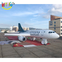 Grand avion gonflable adapté aux besoins du client, avion publicitaire gonflable