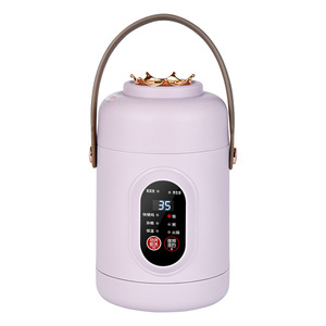 Multifunctional Electric Slow Cooker Mini Rice Cooker With Ceramic Inner Pot For Porridge Soup And Steaming - Product Image 3