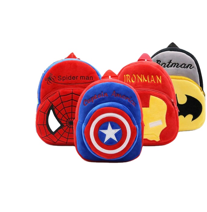 Детские плюшевые рюкзаки с мультипликационным рисунком, школьный ранец для детей дошкольного возраста, милые детские школьные ранцы для девочек и мальчиков