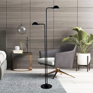 Italian Customizable Modern Simple LED <strong>Floor</strong> <strong>Lamp</strong> Adjustable Table Pink Yellow Wood <strong>Shade</strong> Iron for Living Room Bedroom Study - Product Image 4