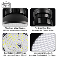Luminaire suspendu en aluminium anti-éblouissement pour les terrains de basket-ball, de badminton et de tennis de table
