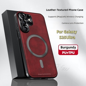 Étui de téléphone magnétique en cuir PU de luxe pour <span class=keywords><strong>Samsung</strong></span> S25 S24 S23 Ultra A16 A36 A55 A35 A15 Mobiles nouveau Design accessoires - Product Image 5