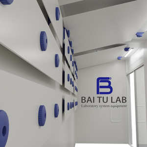 Campana de Extracción de Gases para Laboratorio Baitu EN14175, con Conductos, de Polipropileno, para Control de Calidad, Laboratorio de Residuos de Pesticidas, Modelo GTFG-180C1, Característica S - Product Image 6