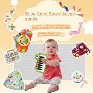 Valla tablero ocupado Montessori juguete educativo DIY agujero tablero plástico 80x80cm pato marca para 0-3 años - Product Image 3