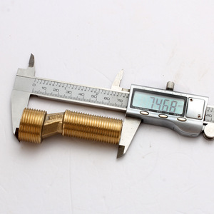 Conectores de Esquina de Cobre de 75 mm con Ángulo Ajustable para Conexiones de Plomería - Product Image 3