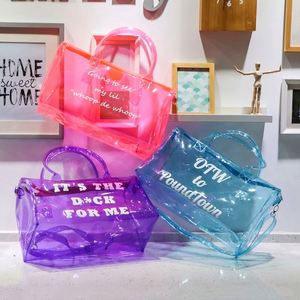 PVC Transparent Waterproof Yoga Gym <b>Bag</b>,<b>Outdoor</b> <b>Sports</b> Fitness Handbag,Unisex Hiking Yoga Messenger <b>Bag</b> Workout Shoulder <b>Bag</b> - Product Image 6