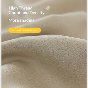 Rideaux occultants <span class=keywords><strong>de</strong></span> haute qualité, rideaux plissés <span class=keywords><strong>de</strong></span> couleur unie, décorations <span class=keywords><strong>de</strong></span> fenêtres pour bureau, salon, chambre à coucher - Product Image 3