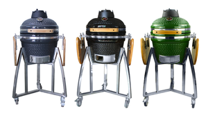 Parrilla Kamado de Cerámica de 16 Pulgadas para Barbacoa y <span class=keywords><strong>Ahumador</strong></span> para Cocinar al Aire Libre, Parrilla de Carbón OEM Estilo <span class=keywords><strong>Asador</strong></span>, Diseño de Nueva Tendencia 2026 - Product Image 3
