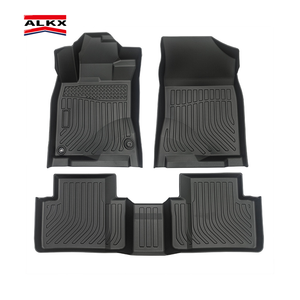 适用于思域防水 TPE 汽车脚垫 2006-2025 全套 5 件套 黑色 3D 四季保护 - Product Image 2