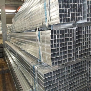 ท่อเหล็กสี่เหลี่ยมชุบสังกะสีสำเร็จรูป Q195 Q235 ขนาด <span class=keywords><strong>20x20</strong></span> ถึง 200x200 มม. สำหรับโครงสร้างโรงเรือนและนั่งร้าน ท่อเหล็ก SHS RHS ERW - Product Image 4