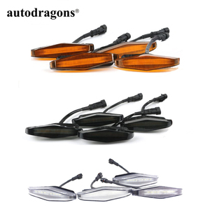 Autodragons 4x Feux de calandre avant à LED ambre avec lentille fumée et 6 LED pour 4Runner TRD Pro 2014-2019 - Product Image 4
