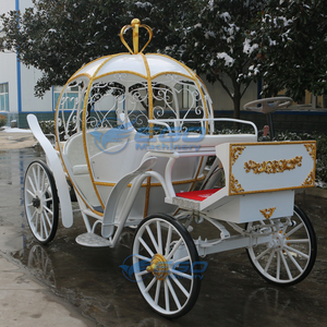 Carruaje Blanco Tipo Calabaza con Asiento Hueco, Precio de Fábrica, Carruaje Real para Bodas, para Exposiciones Turísticas Eléctricas - Product Image 5