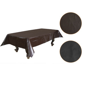 Housse de table de billard 7 8 9 pieds en cuir PU imperméable noir, protection pour table de snooker et de billard - Product Image 5