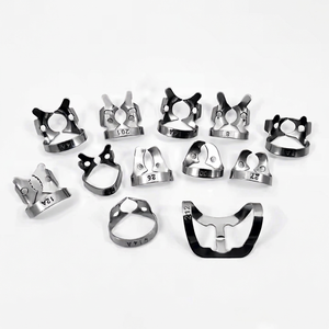 Juego de 12 Pinzas Dentales Manuales de Acero Inoxidable para Dique de Goma, Instrumentos Quirúrgicos de Endodoncia de Health Bay Instruments - Product Image 1