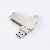 Super Speed 1TB 512GB 128GB Tipo-C USB Flash Drive Pen Drive Memoria para teléfono inteligente Mini USB Stick USB-C 3,1 Doble enchufe