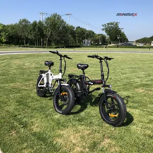 MINGMAX-Elektro fahrrad Bausatz mit Dick reifen, E-Bikes, 20*4.0-Zoll, 48V, 1000W, 10Ah
