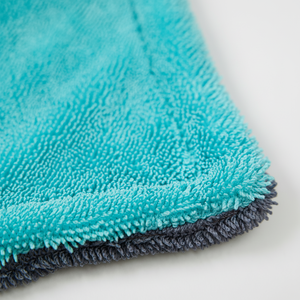 Serviette de lavage de voiture en microfibre à tricotage en chaîne à haute densité, super douce, sur mesure, torsadée, toutes tailles, 500 g/m²-1200 g/m², fabriquée en Corée - Product Image 1