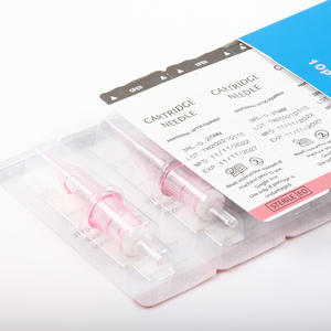 10 pz/20 pz/50 pz professionale per tatuaggio aghi con punta sottile per tatuaggio aghi all'ingrosso trucco permanente 0.35 0.30 ago per cuoio capelluto - Product Image 2