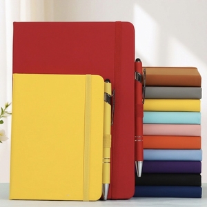 Carnet créatif A5 personnalisé à succès avec bande élastique en PU pour usage professionnel, coffret <span class=keywords><strong>cadeau</strong></span>, <span class=keywords><strong>cadeau</strong></span> promotionnel, <span class=keywords><strong>cadeau</strong></span> de Noël - Product Image 1