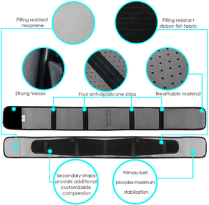 महिलाओं और पुरुषों के लिए कूल्हों स्लिमिंग बेल्ट श्रोणि समर्थन बेल्ट - Product Image 5