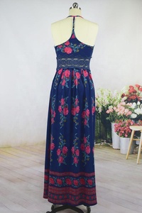 2019 las nuevas mujeres floral impreso familia juego vestido <span class=keywords><strong>de</strong></span> mamá y me trajes vestidos <span class=keywords><strong>de</strong></span> la hija <span class=keywords><strong>de</strong></span> madre - Product Image 5