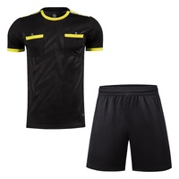 Tenues d'arbitre professionnelles, maillot d'arbitre de football respirant, ensemble de maillot d'arbitre de football à vendre