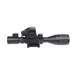 4-16x50AOEG longue portée rouge vert illuminé avec HD103 point rouge laser réflexe 3 en 1 combinaison de visée télescopique de chasse - Product Image 5