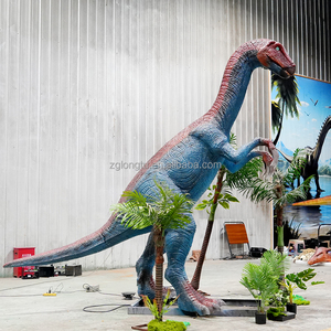 Dinosaure animatronique réaliste grandeur nature LONGTU, modèle <span class=keywords><strong>Therizinosaurus</strong></span> de 5 mètres pour parc d'attractions - Product Image 4