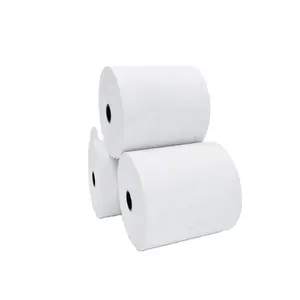China Supplier White Carton Cash Register Wrapping Thermal Paper Roll 80x40mm