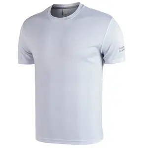 Nuevo producto Hombres Manga larga Compresión Deportes Térmico Secado rápido Hombre Cuello redondo Reflect Strap Gym Tops Camiseta deportiva