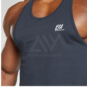 เสื้อกล้ามออกกำลังกายผู้ชาย แบบสบายๆ ระบายอากาศ แห้งเร็ว ดีไซน์ทันสมัย เหมาะสำหรับวิ่ง ออกกำลังกาย ใส่ได้ในฤดูร้อน ราคาขายส่ง - Product Image 5