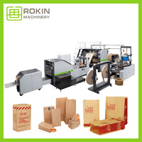 Machine à fabriquer des sacs en papier de haute qualité ROKIN, machine à fabriquer des sacs en papier à corde ronde à haute efficacité