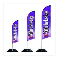 Customized Outdoor Wholesale Custom Feather Flags Teardrop Beach Flag