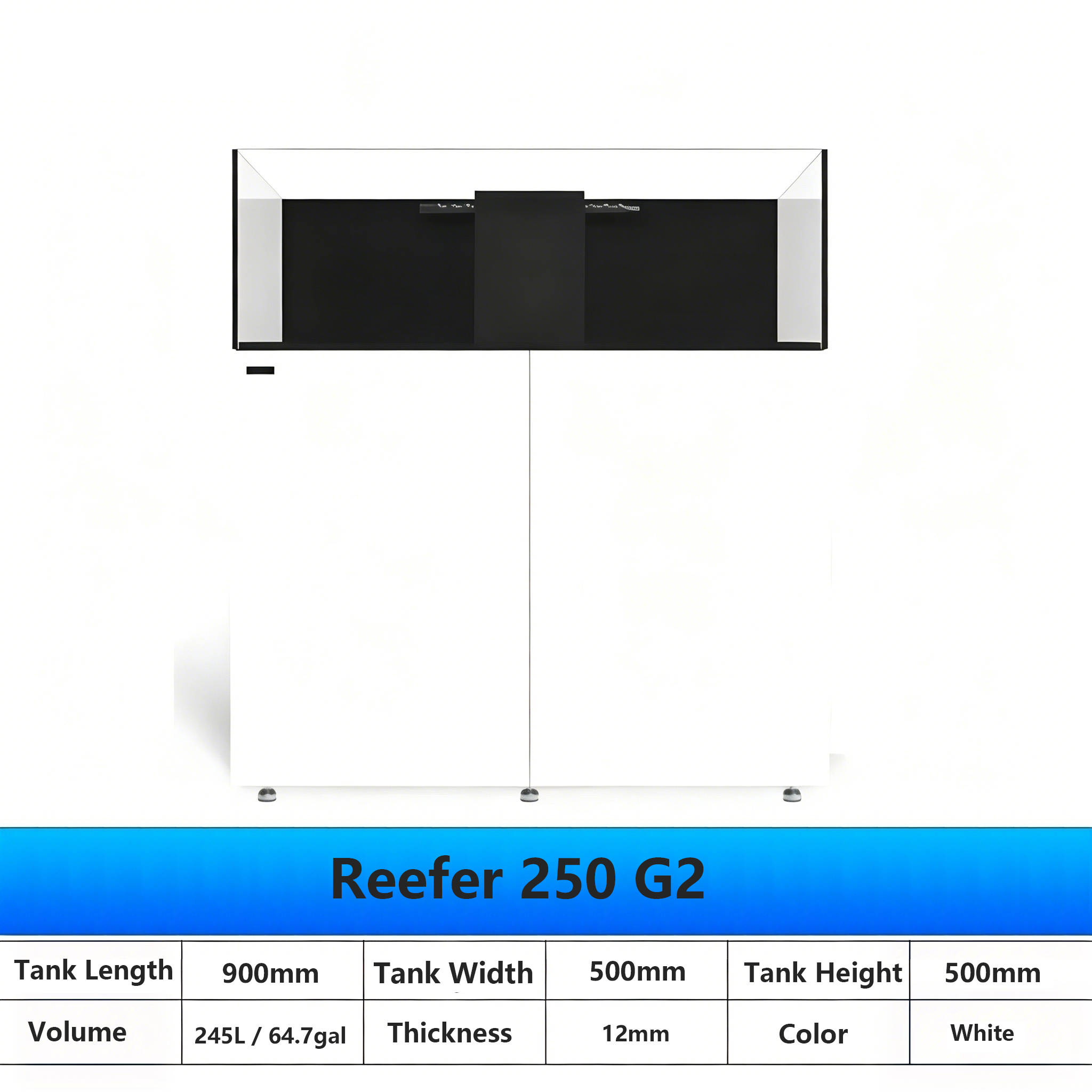 Réfrigérateur 250G2-900x500x1350mm Blanc