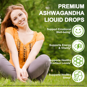 Gotas de <span class=keywords><strong>Ashwagandha</strong></span> Itawel OBM OEM con 98% de biodisponibilidad, líquido oral de rápida absorción, fórmula personalizada para uso en adultos - Product Image 2
