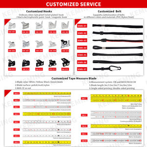 <span class=keywords><strong>Cinta</strong></span> Métrica de Acero Resistente de 7.5m/25 pies y 5m/16 pies <span class=keywords><strong>con</strong></span> Punta Magnética y Estuche a Prueba de Golpes - Product Image 4
