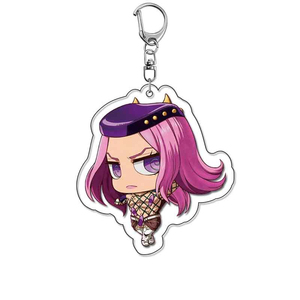 อะนิเมะโจโจ้ บิสเซอเร แอดเวนเจอร์ ชิบิพวงกุญแจอะคริลิค JJBA โจทาโร่ จิโอร์โน โจลีน ดิโอ โจสุเกะ บรูโน่พวงกุญแจกระเป๋าน่ารักของขวัญ - Product Image 4