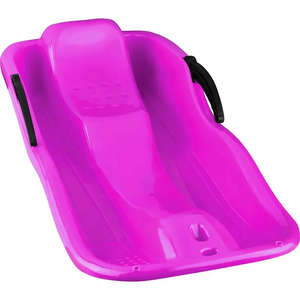 Conditions de neige Corde à tirer flexible et poignées Toboggan Hiver Desert Prairie Traîneau à neige en plastique - Product Image 4