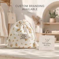 Sac de shopping en toile carrée de haute qualité avec cordon de serrage, logo personnalisé imprimé, sac à cosmétiques en toile de coton, pochette cadeau anti-poussière pour maquillage